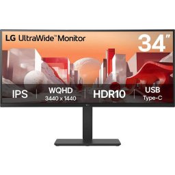 Monitor LED Curbat LG UltraWide 34BA75QE-B 34 inch UWQHD IPS 5ms 60Hz Black