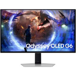 Monitor OLED Gaming Samsung Odyssey G6 LS27DG602SUXEN 27 inch QHD 0.03ms 360Hz Silver