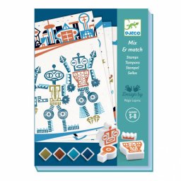 Joc Educativ Djeco Stampile Roboti extraterestri