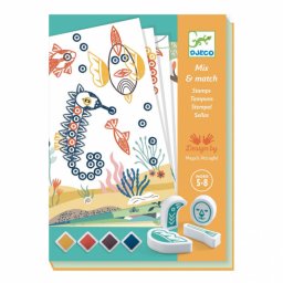 Joc Educativ Djeco Stampile cu animale surprinzatoare