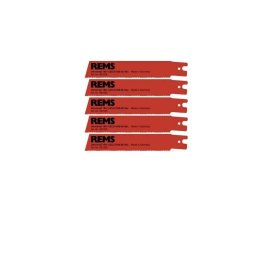 Pachet Universal De 5 Lame REMS 561005 Fierastrau 150-1.8/2.5 Pentru Cat VE Tiger/VE/SR Akku-Cat 22 V VE Rosu