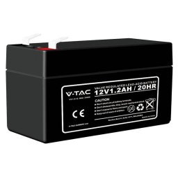 Acumulator Gel V-Tac Plumb 12V 1.2AH Negru