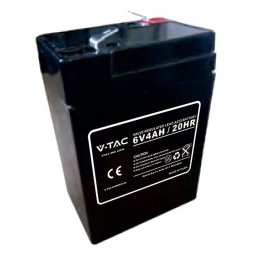 Acumulator Gel V-Tac Plumb 6V 4AH Negru