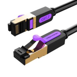 Cablu Vention CAT7 SFTP ICDBJ 10Gbps 5m Negru