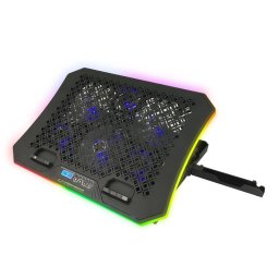 Cooler Laptop Esperanza EGC109 2100RPM 63.2CFM 21dB 5V RGB Negru