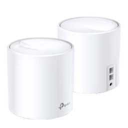 Router Wireless TP-Link x2 buc Deco X10 MESH AX1500 1500Mbps LAN WAN 2.4 GHz 5 GHz Alb