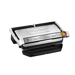 Gratar Electric Tefal GC724D OptiGrill Contact Grill Placa Detasabila Tava 2000W Argintiu-Negru