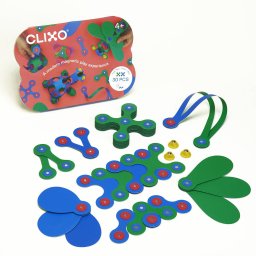 Set de Constructie Magnetic Clixo Crew Pack 30 Piese 4 Ani+ Multicolor