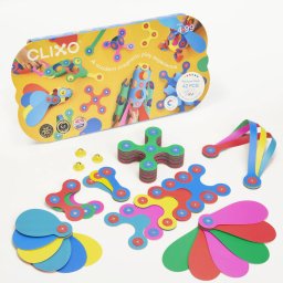 Set de Constructie Magnetic Clixo Rainbow Pack 42 Piese 4 Ani+ Multicolor