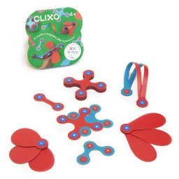 Set de Constructie Magnetic Clixo Itsy Flamingo & Turcoaz 18 Piese 4 Ani+ Multicolor