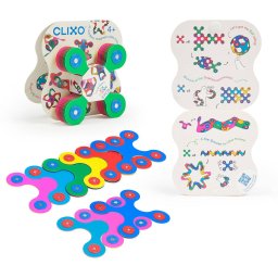 Set de Constructie Magnetic Clixo Tiny & Mighty 9 Piese 4 Ani+ Multicolor