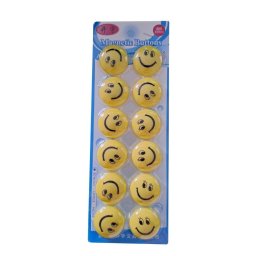 Set 12 Magneti Procart Pentru Tabla Magnetica Diametru 30Mm Galben