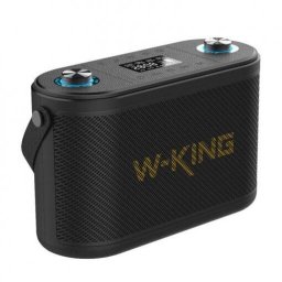 Boxa Portabila W-King H10 Wireless Bluetooth + 2 Microfoane 120W Negru