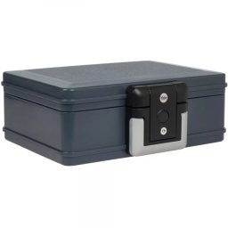 Caseta Valori Yale YFC/154/KB1 Antifoc Antiumezeala 5l Inchidere Cu Cheie Plastic Albastru