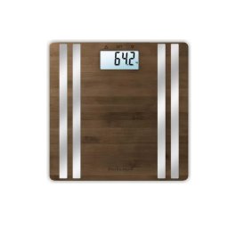 Cantar De Analiza Corporala MEDISANA BS 552 Connect Ecran LCD 180kg 8 Utilizatori Determinarea Valorii IMC Maro