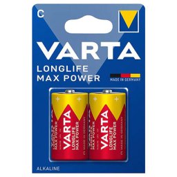 BATERIE ALCALINA LR14 MAX POWER VARTA BLISTER 2 Varta BUC