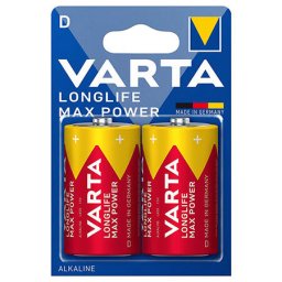 BATERIE ALCALINA LR20 MAX POWER VARTA BLISTER 2 Varta BUC