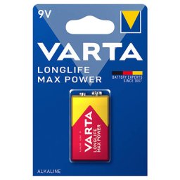 BATERIE ALCALINA 9V MAX POWER VARTA BL Varta 1BUC