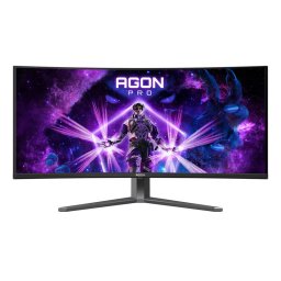 Monitor OLED Gaming Curbat AOC Agon AG346UCD 34 inch UWQHD 0.03ms 175Hz Black