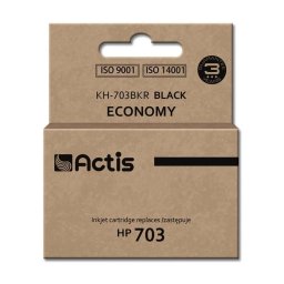 Cartus Cerneala Actis KH-703BKR Compatibil cu HP 703 CD887AE 15ML Negru