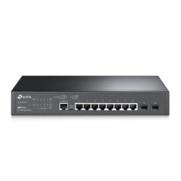 Switch TP-Link TP-Link cu Management L2+ 8 Porturi Gigabit 2 x SFP Gigabit Negru