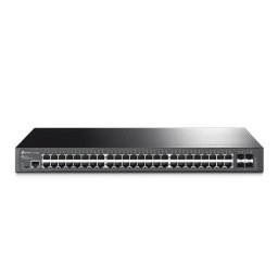 Switch TP-Link L2 Managed 48 Porturi Gigabit + 4 Sloturi SFP Negru
