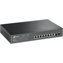 Switch TP-Link POE 10 Porturi Gigabit (8 PoE+) IEEE 802.3at/af Negru