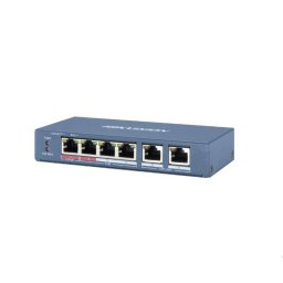 Switch Hikvision L2 Unmanaged 4 10/100M RJ45 POE Ports Gri