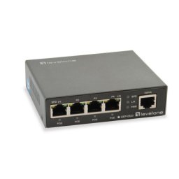 Switch LEVELONE GEP-0523 5-Port Gigabit PoE Negru
