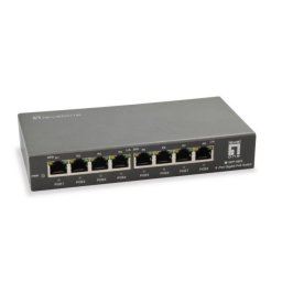 Switch LEVELONE GEP-0823 8-Port Gigabit PoE Negru