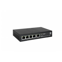 Switch LEVELONE GES-2105P 5-Port Gigabit PoE Smart Lite Negru