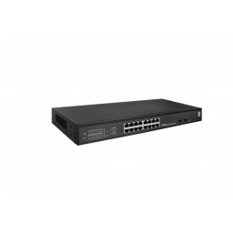 Switch LEVELONE GES-2118P 18-Port Gigabit PoE Smart Lite Negru