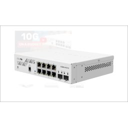 Switch MikroTik 8G 2 SFP POE Indoor Alb