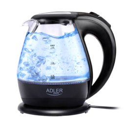 Fierbator de Apa Adler AD 1224 1.5l 2000W Fara Fir Filtru Anti-Calcar Transparent