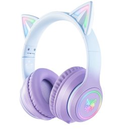 Casti Onikuma B90 10M Gaming Bluetooth Albastru/Violet