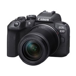 Aparat Foto Canon Mirrorless EOS R10 24.2MP Negru + Obiectiv RF-S 18-150mm S Negru