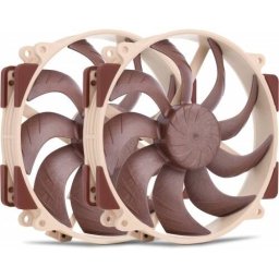 Kit 2 Ventilatoare Noctua NF-A14x25r G2 PWM Sx2-PP 140MM Maro