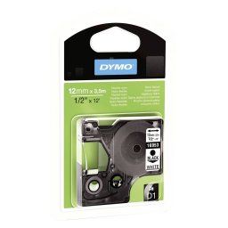 Banda Etichete Dymo TaÅma D1 12MM black/WH