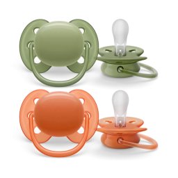 Set Suzete Philips-Avent Ultra Soft SCF093/01 18 Luni+ 2 Bucati Multicolor