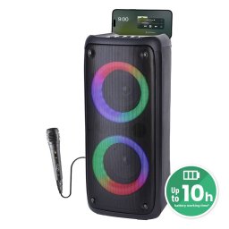 Boxa Portabila Media-Tech Bluetooth Funbox MT3181 LED Microfon Negru