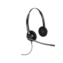 Casti Office Plantronics/Poly EncorePro 520 Binaural 783P7AA +Quick Disconnect Negru