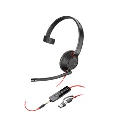 Casti Plantronics/Poly 8X230AA / Blackwire 5220 Negru