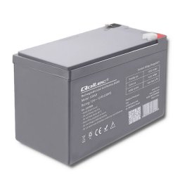 Baterie Qoltec 53049 AGM 12V 12Ah Gri