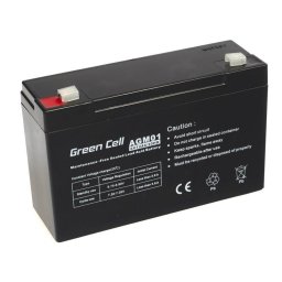 Baterie Green Cell AGM 6V 12Ah VRLA Negru