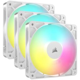 Ventilator Corsair RS ARGB PWM 3er-Pack 120mm Alb