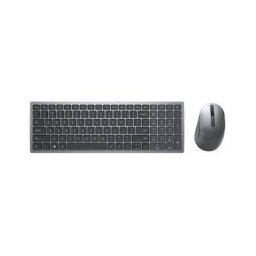 Kit Tastatura + Mouse Dell KM7120W US Layout Optic Wireless Gri