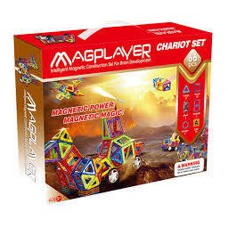 Joc De Constructie MAGPLAYER Magnetic 66 Piese 3-10 Ani
