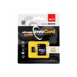 Card IMRO microSDHC 16Gb Clasa 10 / UHS-1 U1 Cu Adaptor