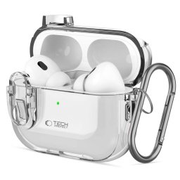 TECH-PROTECT Slim Hook compatibila cu Apple AirPods Pro / Pro 2 Clear