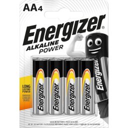 Baterie Alcalina ENERGIZER AA LR6 Pachet x4buc 1.5V